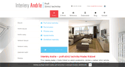 Desktop Screenshot of interiery-andrle.cz