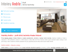 Tablet Screenshot of interiery-andrle.cz